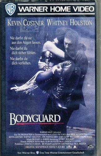 Vhs video bodygard mit kevin - bodygard,